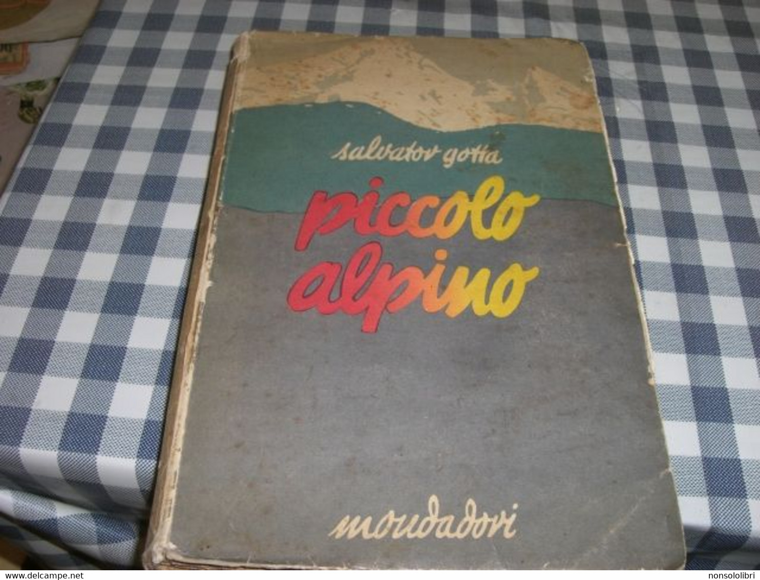 LIBRO PICCOLO ALPINO -SALVATOR GOTTA .MONDADORI 1926 - Novelle, Racconti