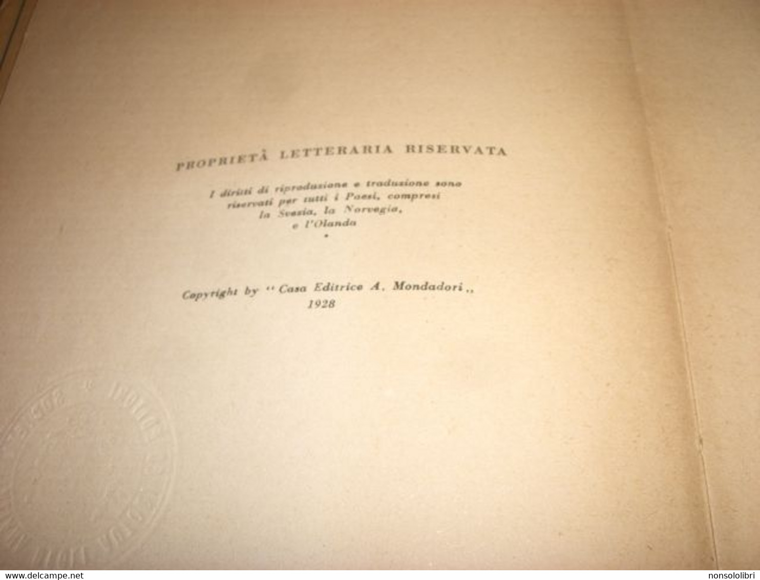 LIBRO IL CESTELLO -ANGIOLO SILVIO NOVARO -MONDADORI 1928- TERZA EDIZIONE - Tales & Short Stories