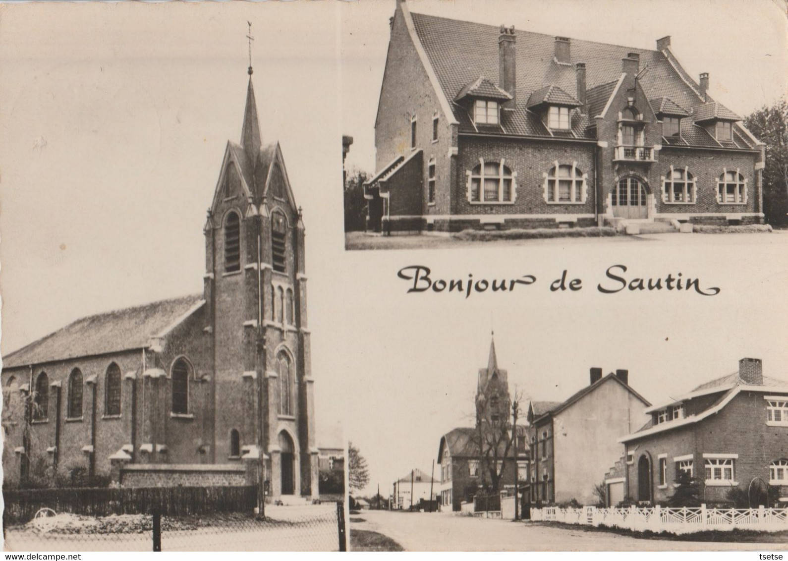 Sautin - Un Bonjour ... - Carte Postale 3 Vues  -1965 - Sivry-Rance