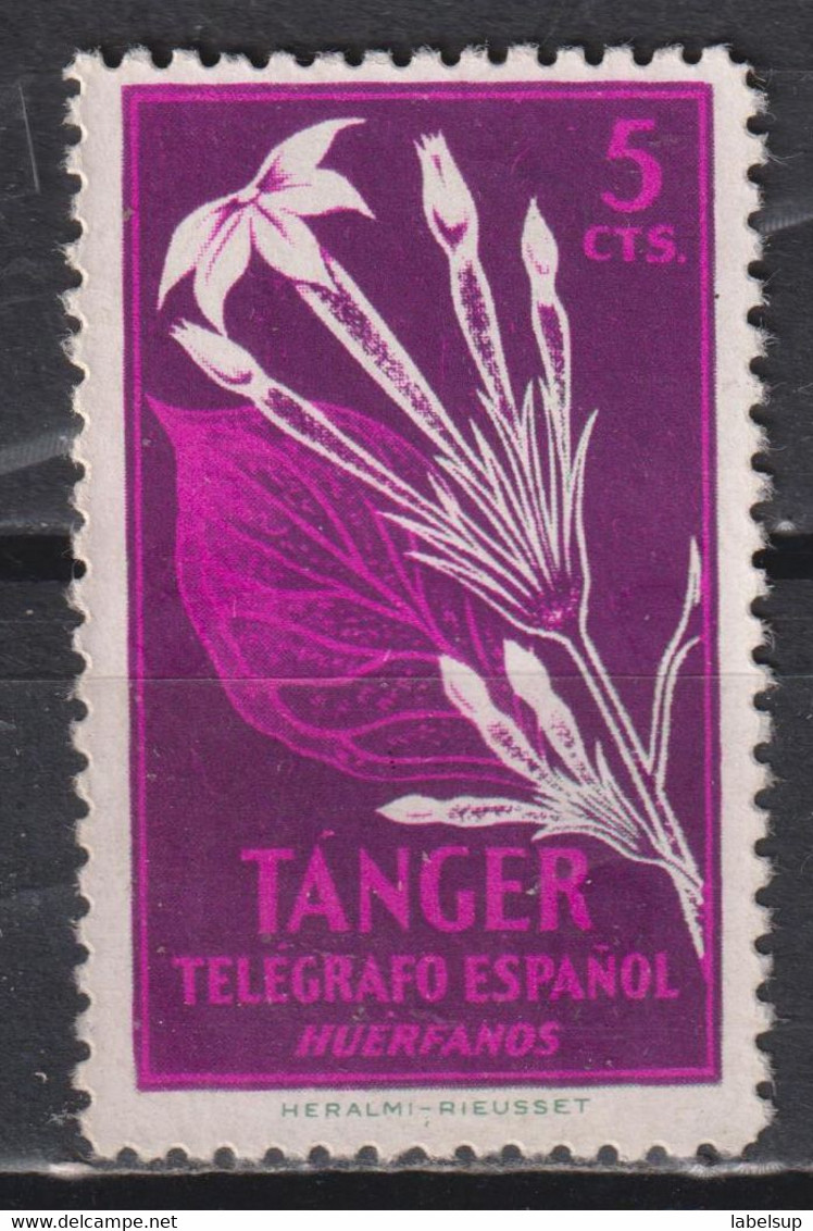 Timbre Neuf Du Maroc Espagnol Telegrafo De 1950 5c - Telegraph