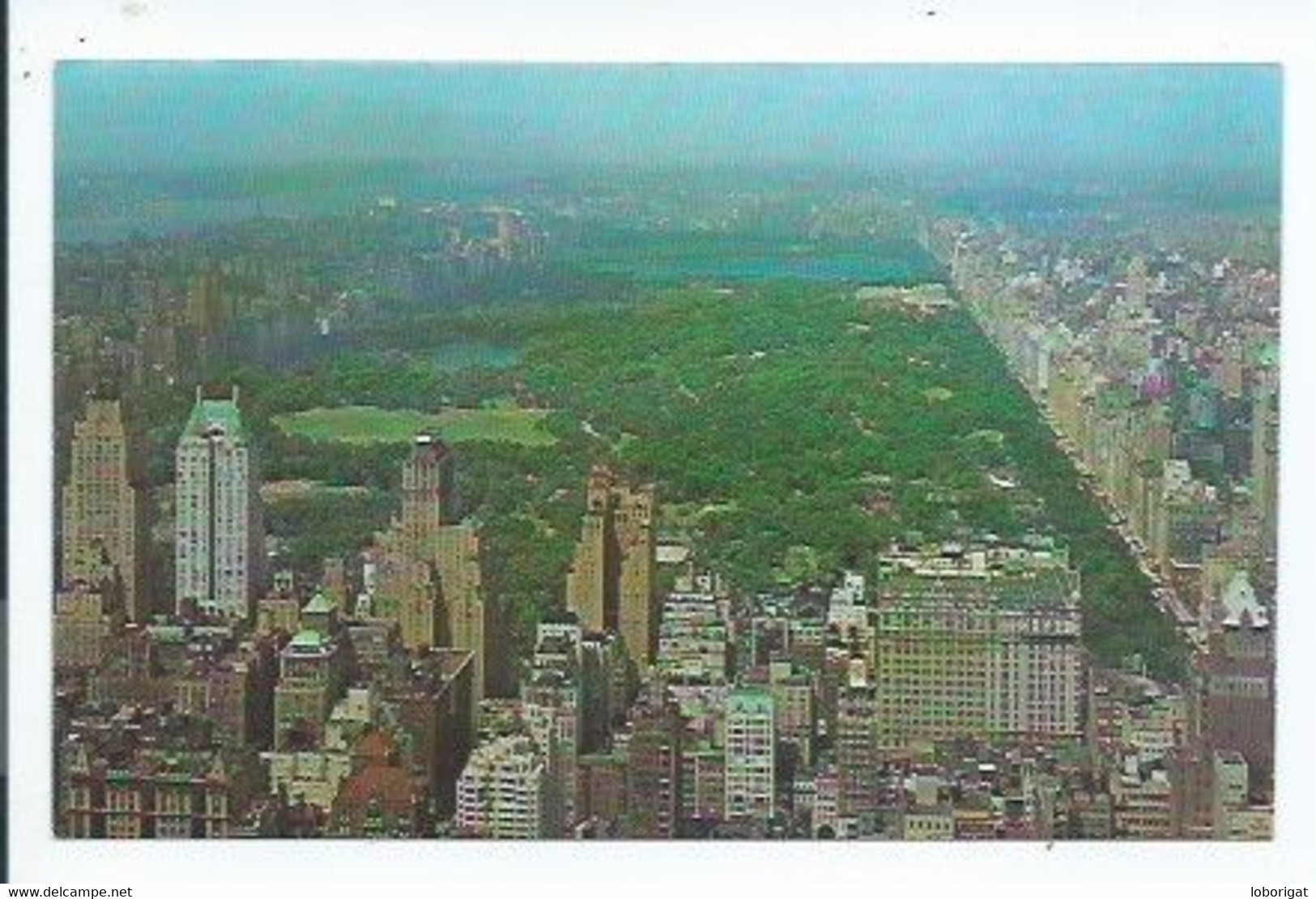 CENTRAL PARK AS SEEN FROM THE EMPIRE STATE BUILDING.-  NEW YORK CITY.- ( U.S.A. ) - Parcs & Jardins