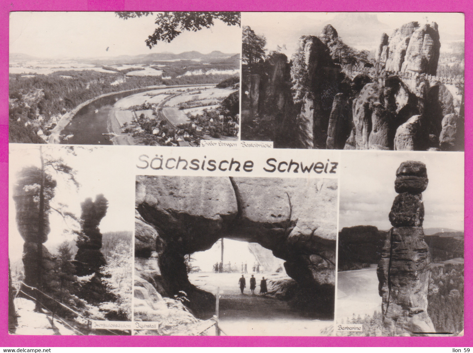 282727 / Germany - Sächsische Schweiz Saxon Switzerland Mountains - Bastei-Brücke Barbarine Climbing Area PC Deutschland - Bastei (sächs. Schweiz)