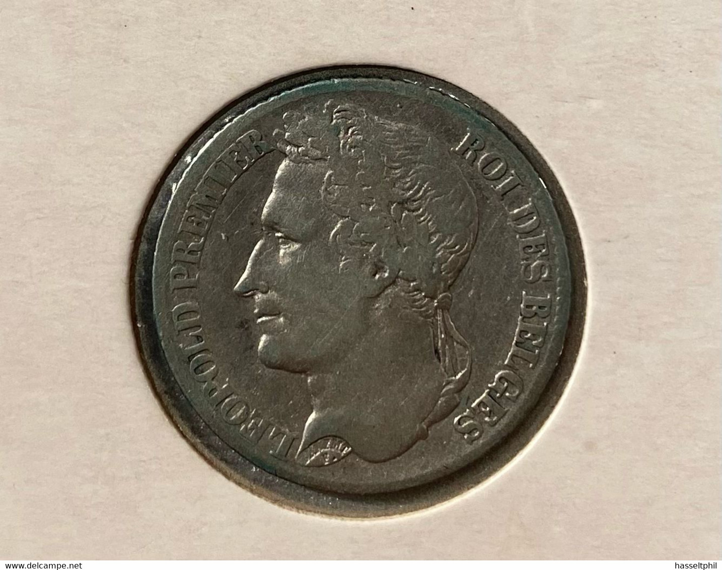 Leopold I 1 Frank  -  Zilver 1844 Franstalig  -  ZEER FRAAI-  M27 - 1 Franc