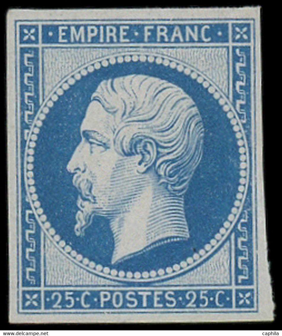 * FRANCE - Poste - 15c, Réimpression De 1862: 25c. Bleu - 1853-1860 Napoléon III.