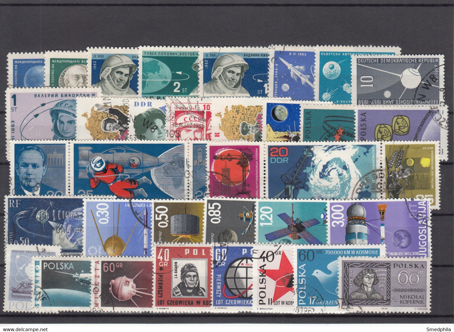 Space - Lot Used Stamps - Sammlungen