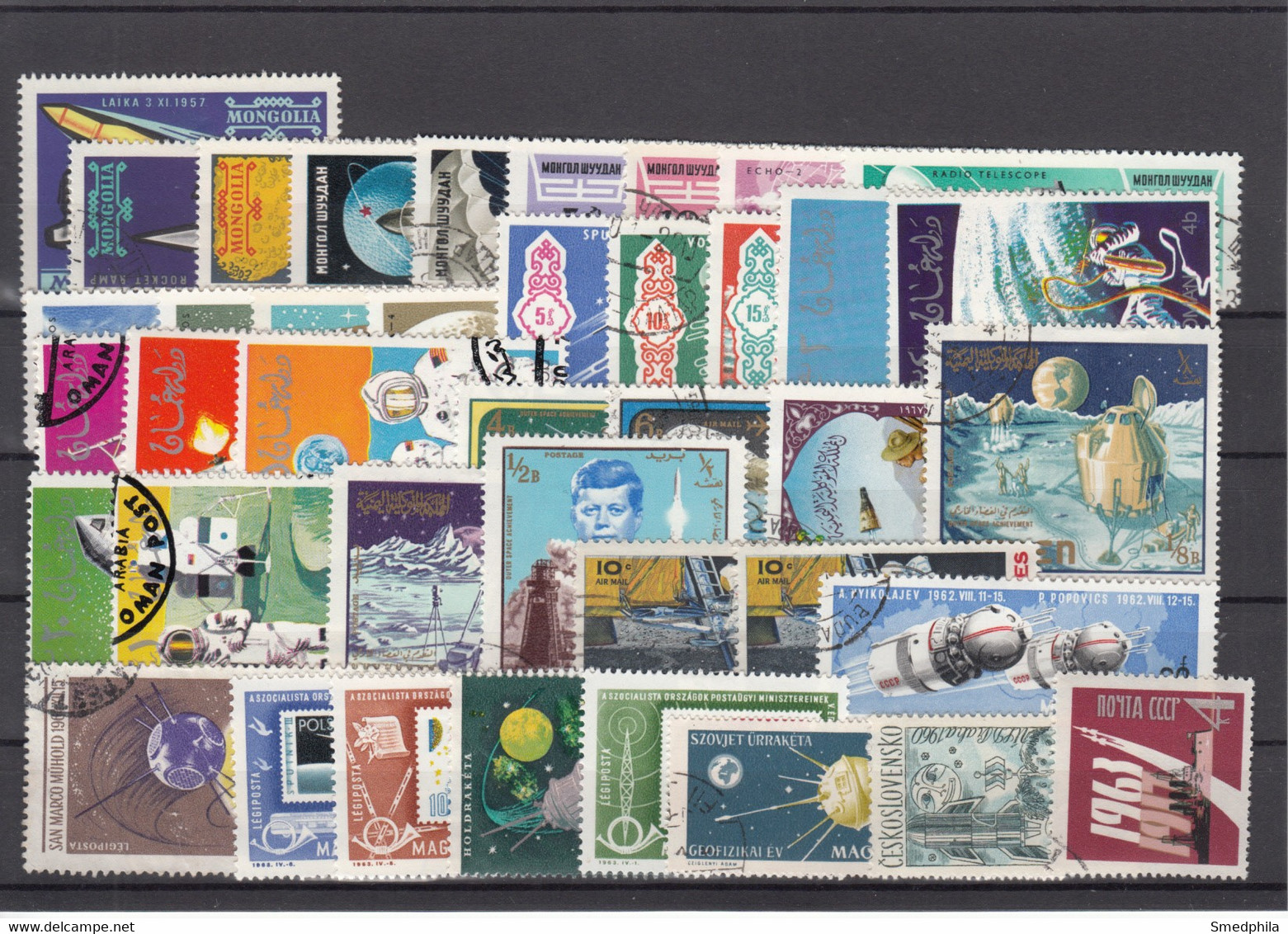 Space - Lot Used Stamps - Collections