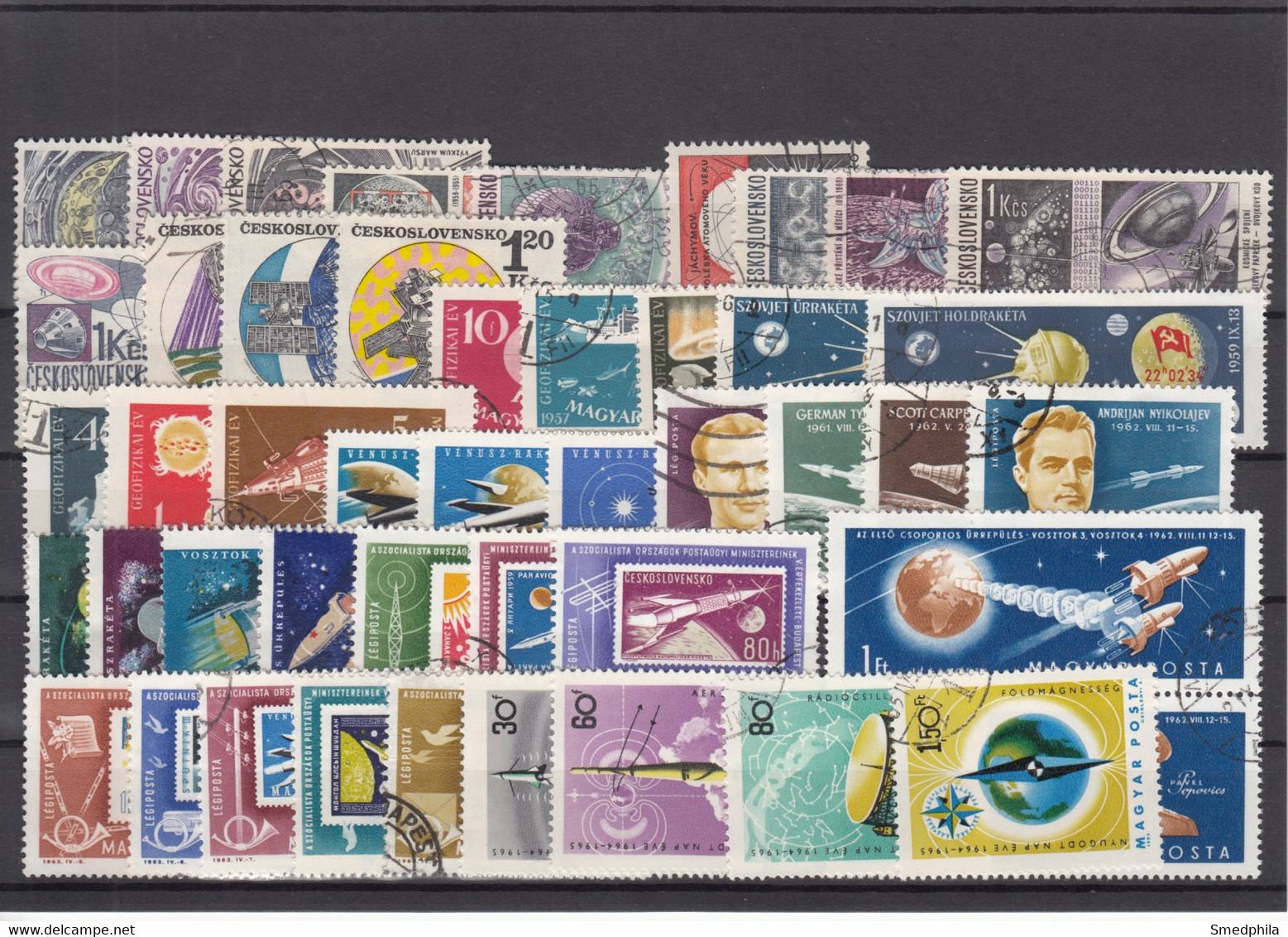 Space - Lot Used Stamps - Sammlungen