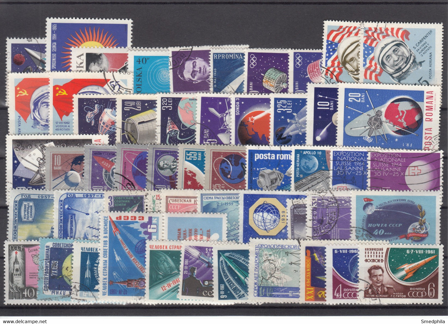 Space - Lot Used Stamps - Colecciones