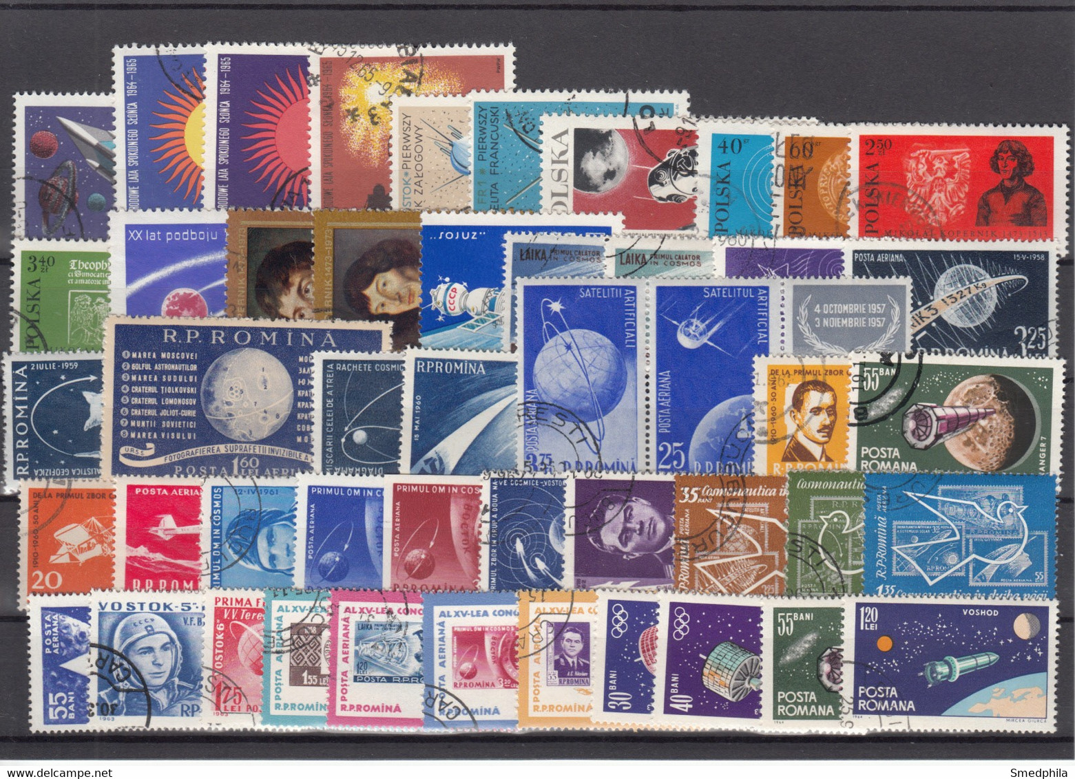 Space - Lot Used Stamps - Collections