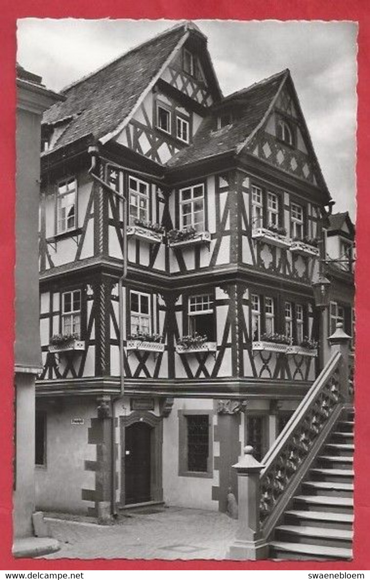 DE.- DUITSLAND WERTHEIM AM MAIN. DAS HAUS DER VIER GEKRONTEN. ONGELOPEN. - Wertheim