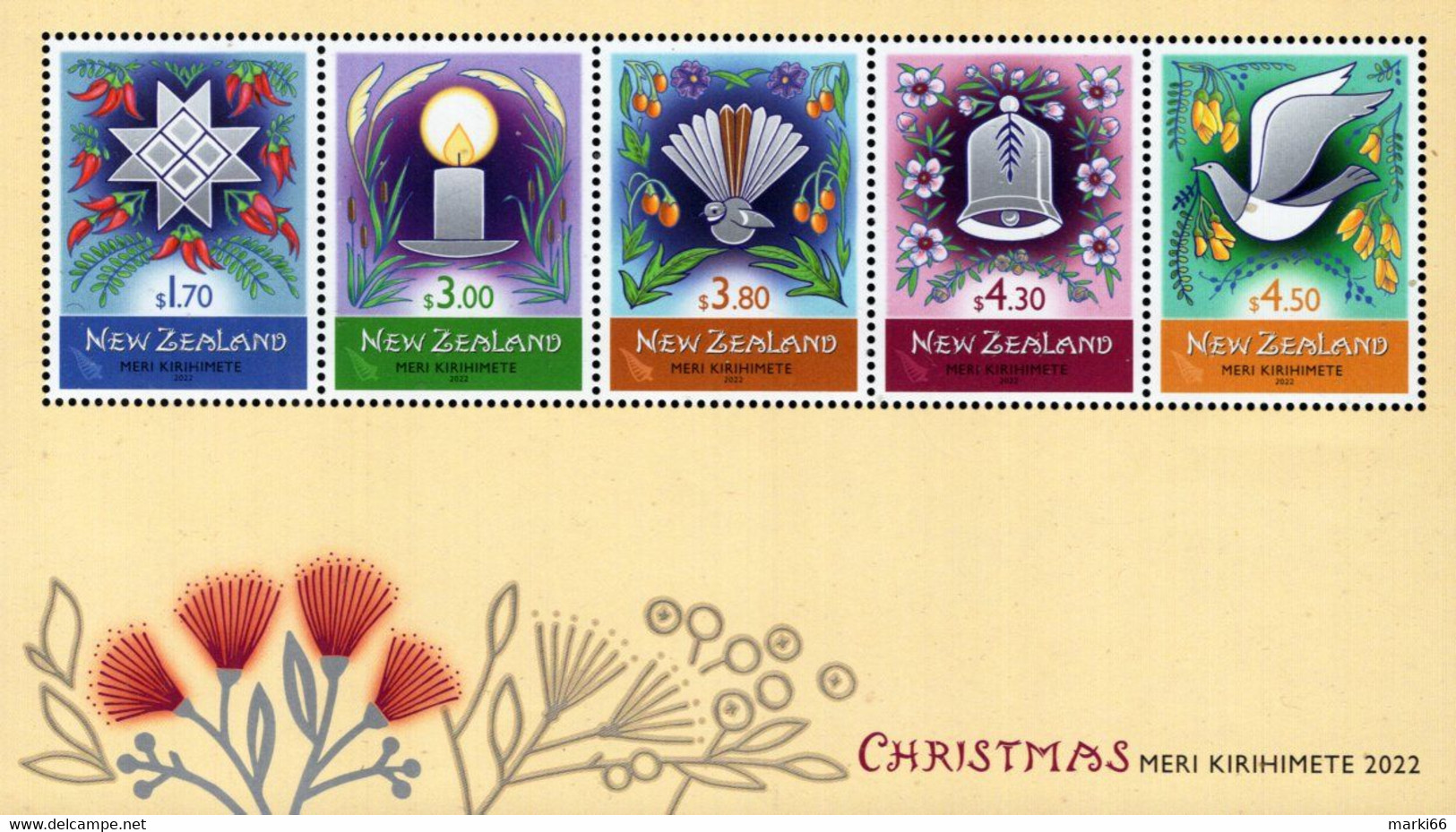 New Zealand - 2022 - Christmas - Mint Stamp Sheetlet - Neufs