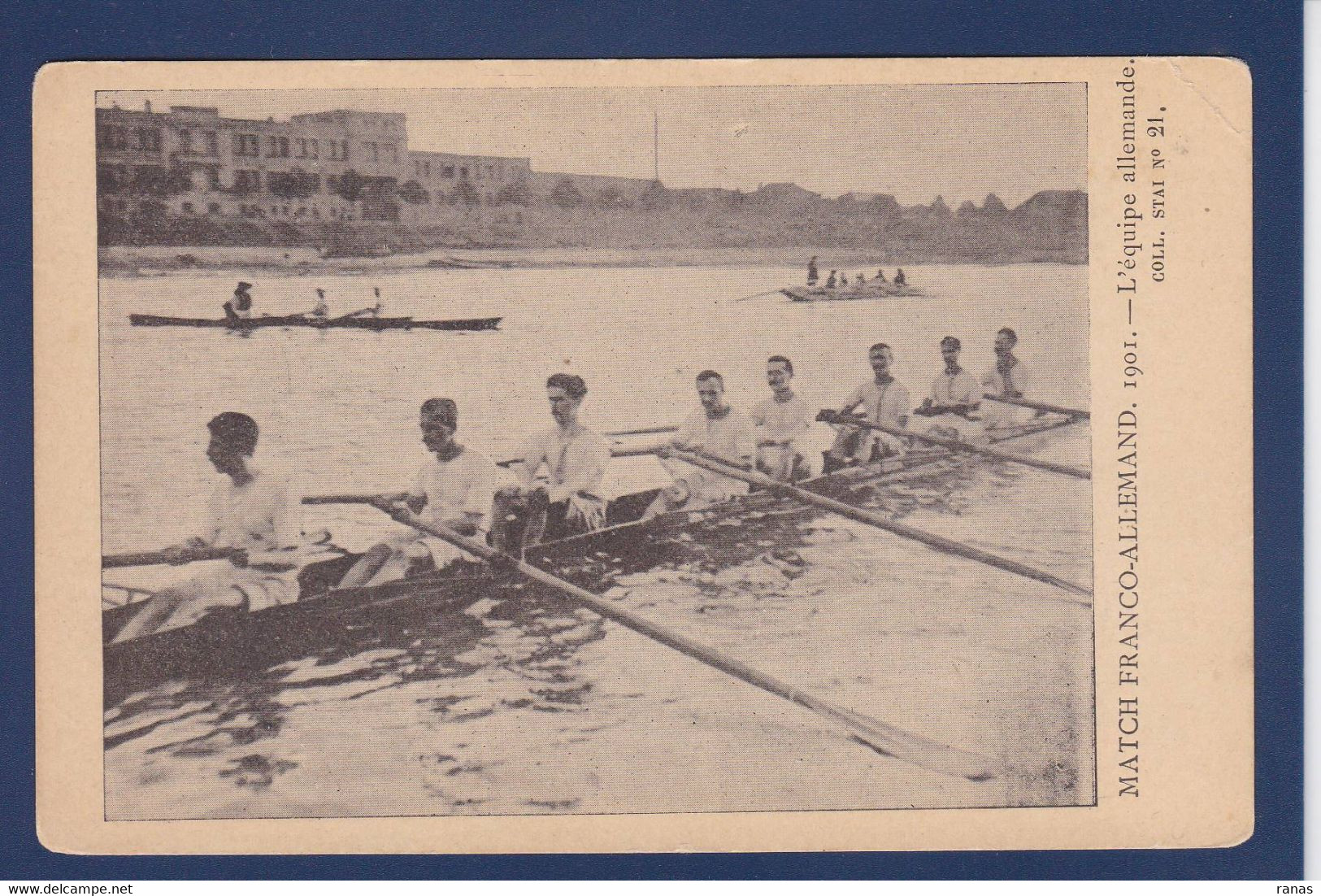 CPA Aviron Rowing German Team Allemagne Non Circulé - Aviron