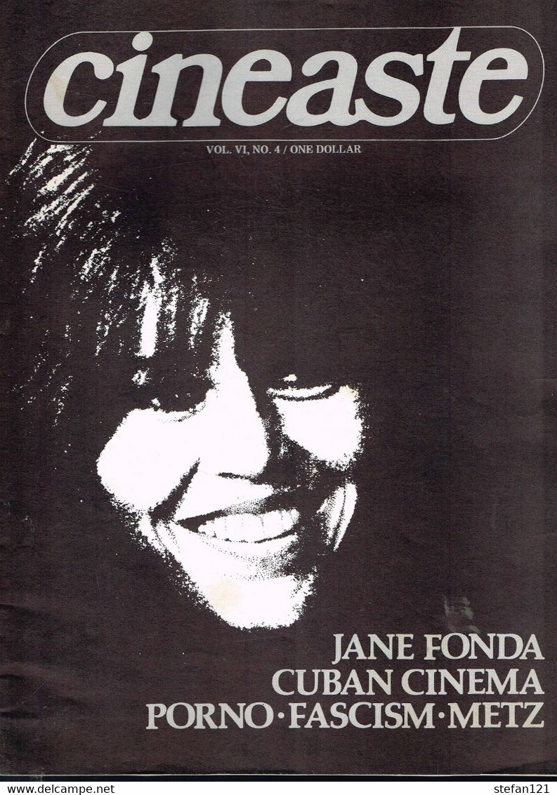 Cinéaste - 1975 - Vol VI, N° 4 - Jane Fonda - Autres & Non Classés
