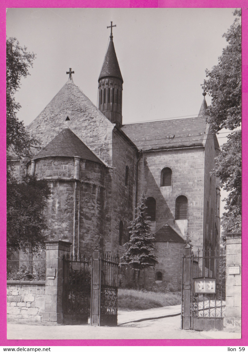 282748 / Germany - St. Cyriakus, Gernrode Harz - Handabzug Foto-Kittel Quedlinburg PC Deutschland Allemagne Germania - Quedlinburg