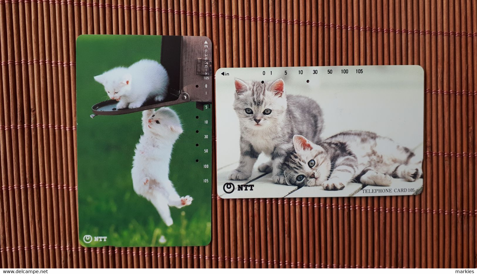 Cats 2 Phonecards Used - Cats