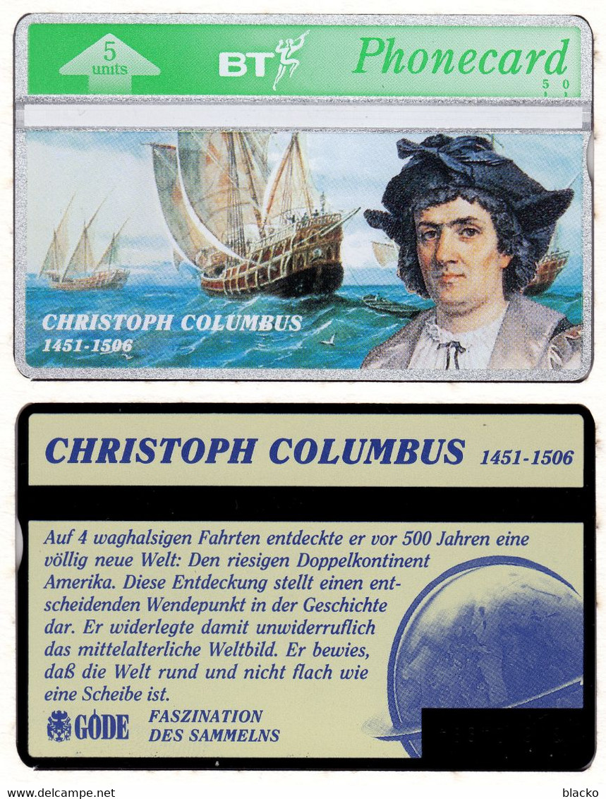 United Kingdom - BT - 1993 Christoph Columbus 1451-1506  35100ex Dbz05 - Other & Unclassified