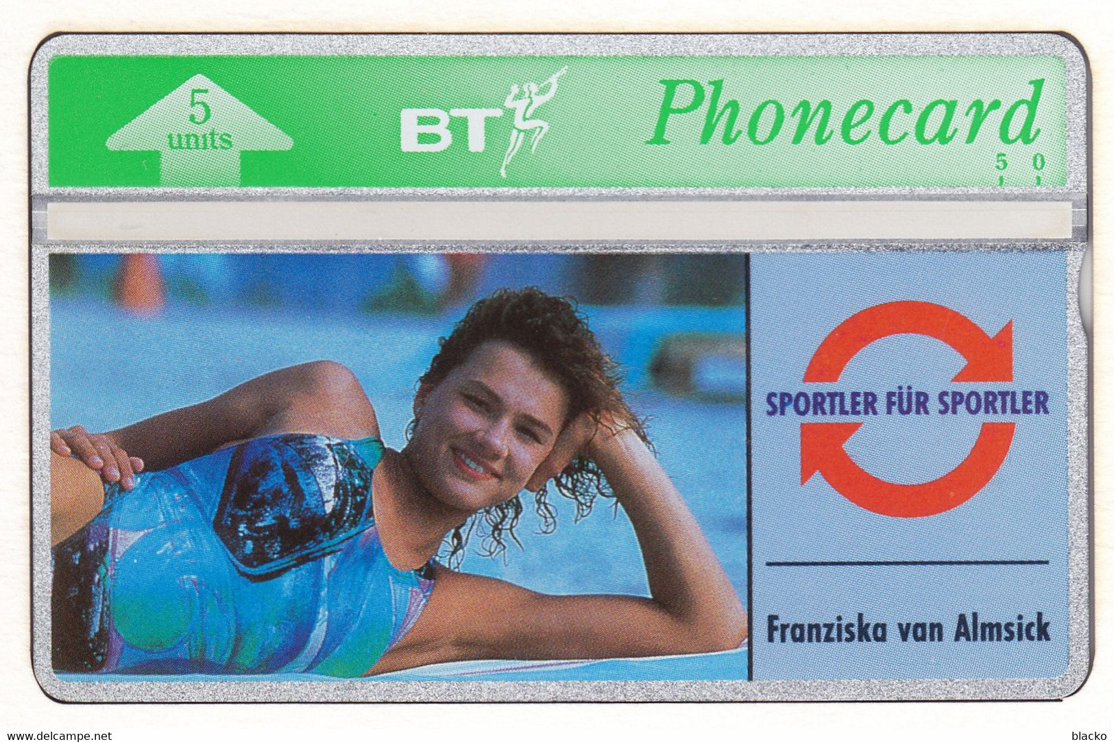 United Kingdom - BT - 1993 322K Franziska Van Almsick 30000ex Dbz05 - Andere & Zonder Classificatie