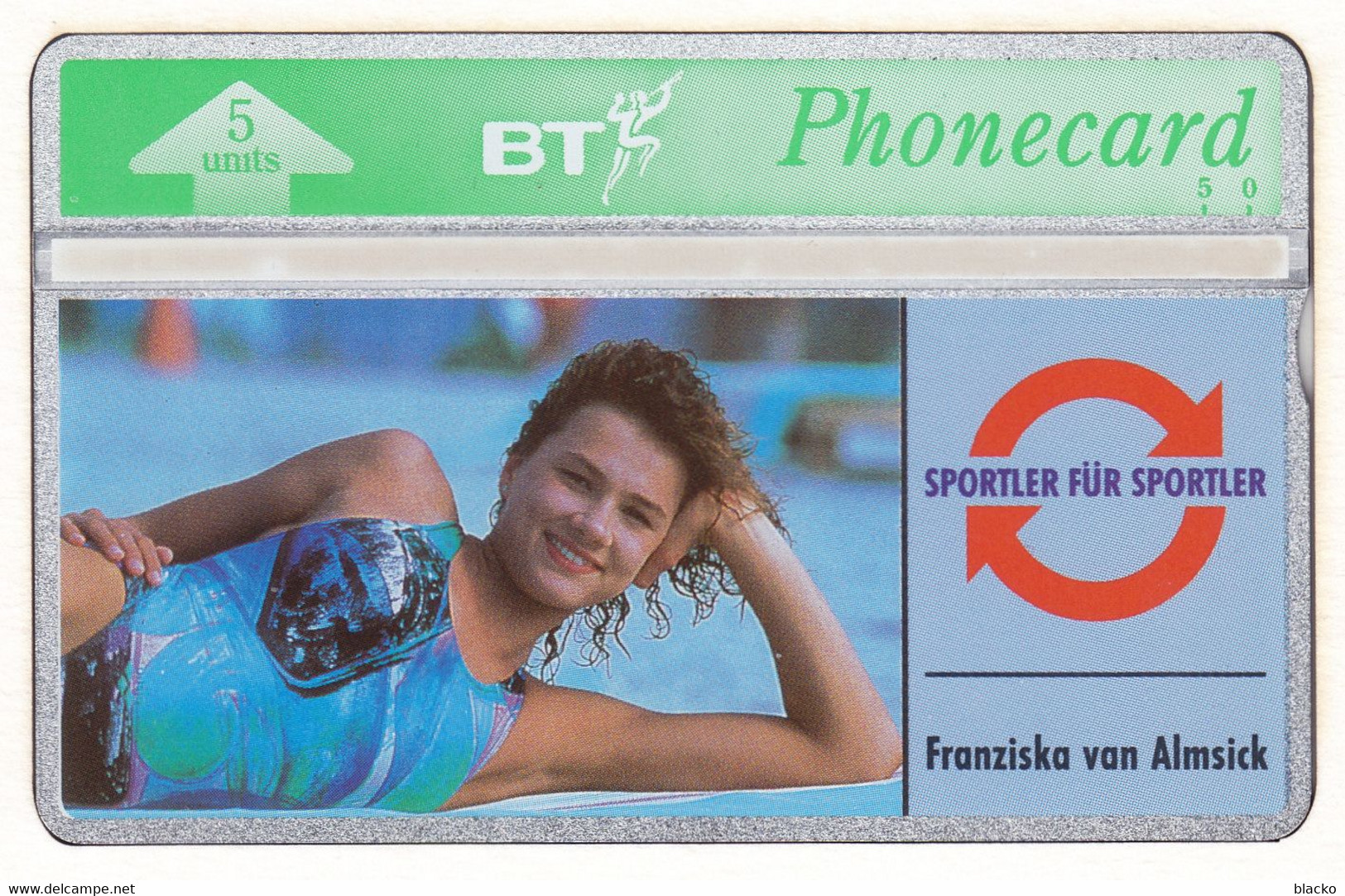 United Kingdom - BT - 1993 327C Franziska Van Almsick 30000ex Dbz05 - Andere & Zonder Classificatie