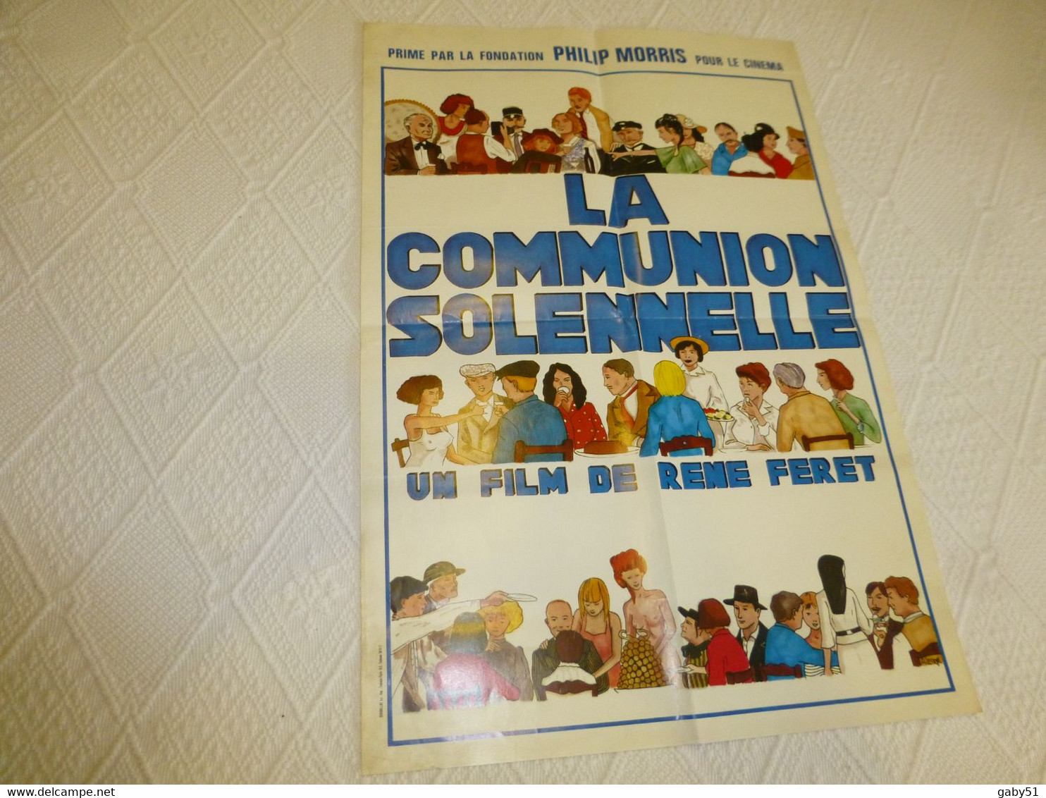 La Communion Solennelle, René Féret,  Affiche Originale Du Film,  ; Ref AFF 10 - Manifesti