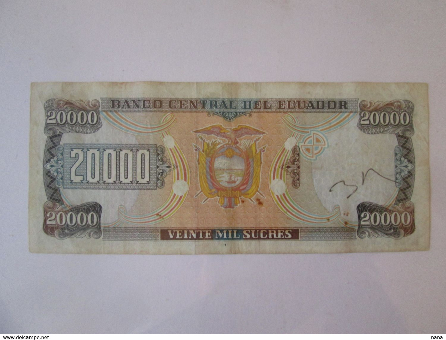 Ecuador 20000 Sucres 1997 Banknote - Ecuador