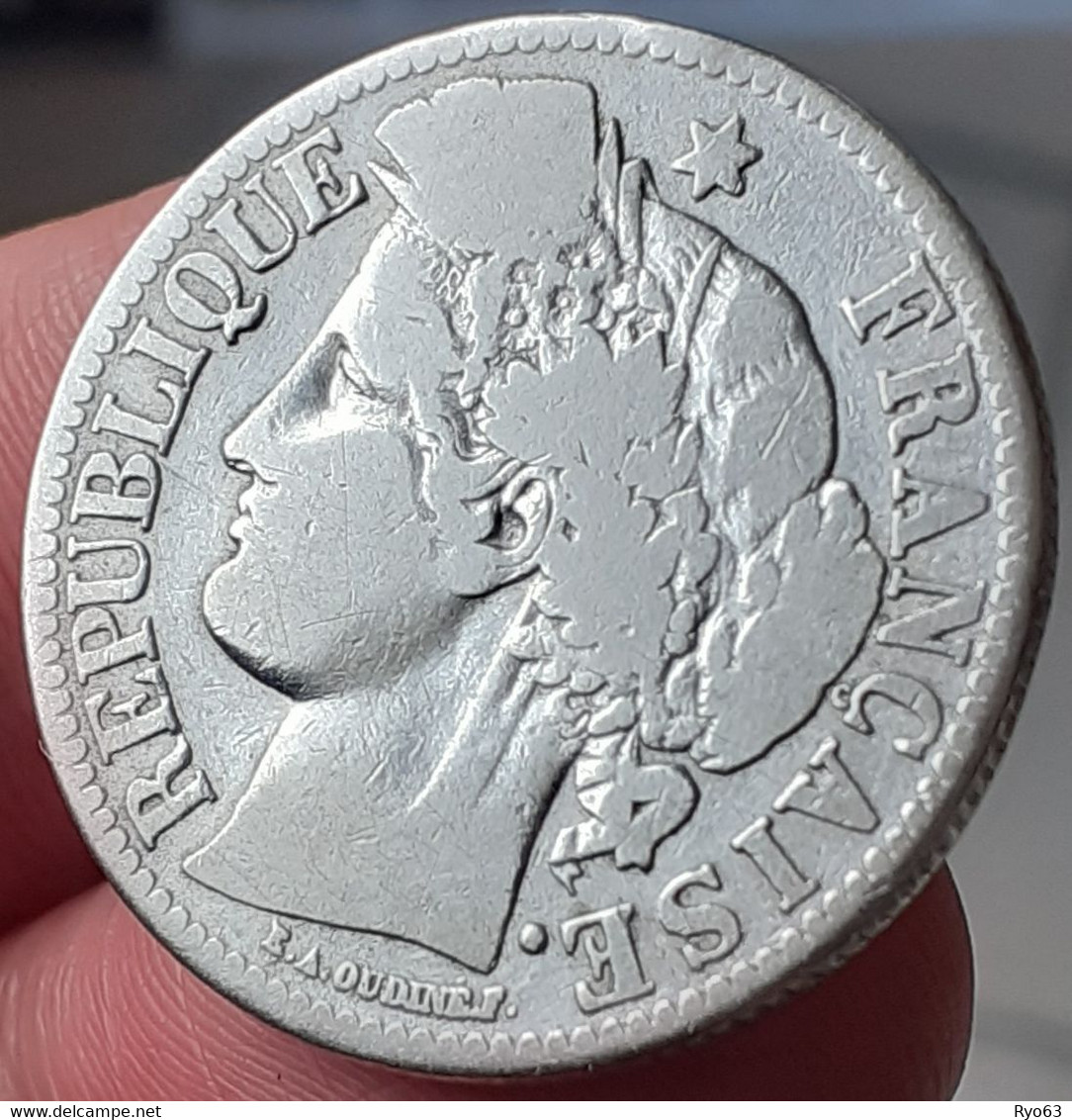 Monnaie 2 Francs 1870 K étoile Cérès - 1870-1871 Gobierno De Defensa Nacional