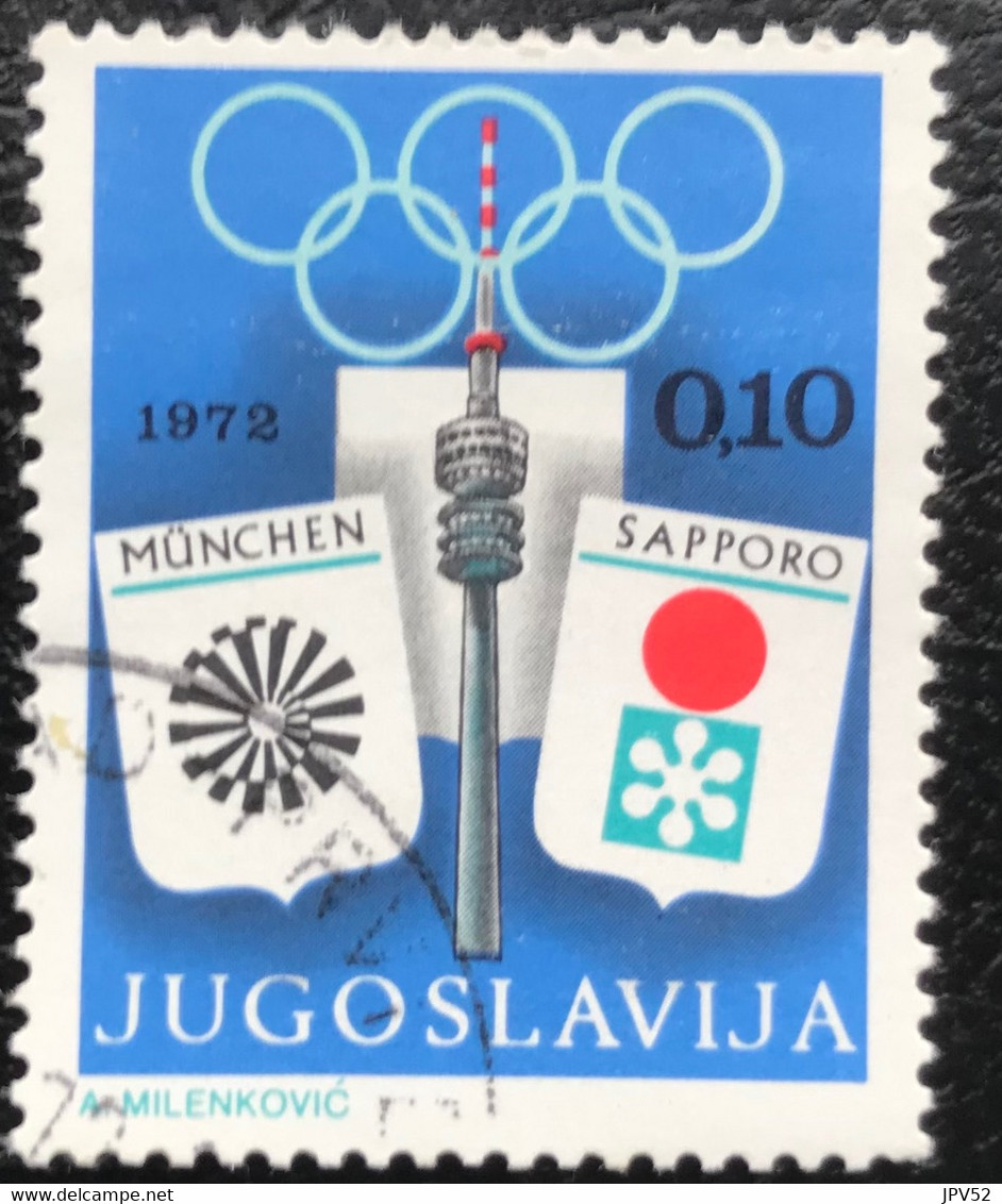 Joegoslavië - Jugoslavija - C12/6 - (°)used - 1972 - Michel 43 - Olympische Spelen - Servizio