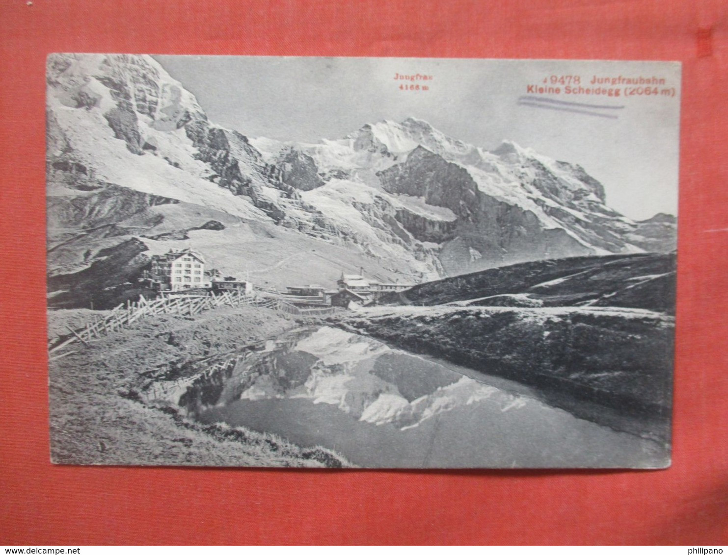 Kleine Scheidegg  Switzerland >  Has    Stamp & Cancel. .  ref 5816 - Egg