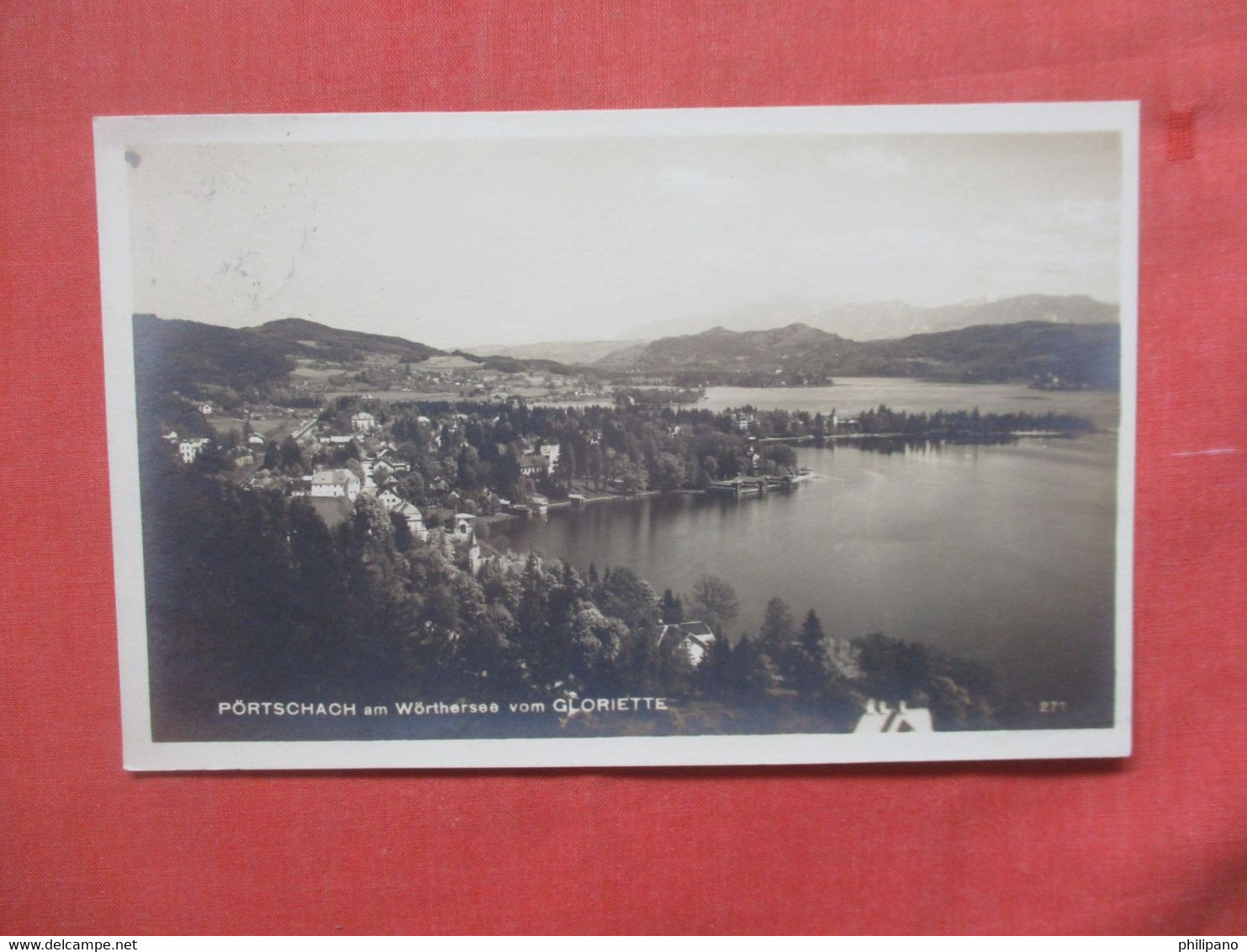 RPPC Portschach  Carinthia > Pörtschach  Austria   Has    Stamp & Cancel. .  ref 5816 - Pörtschach