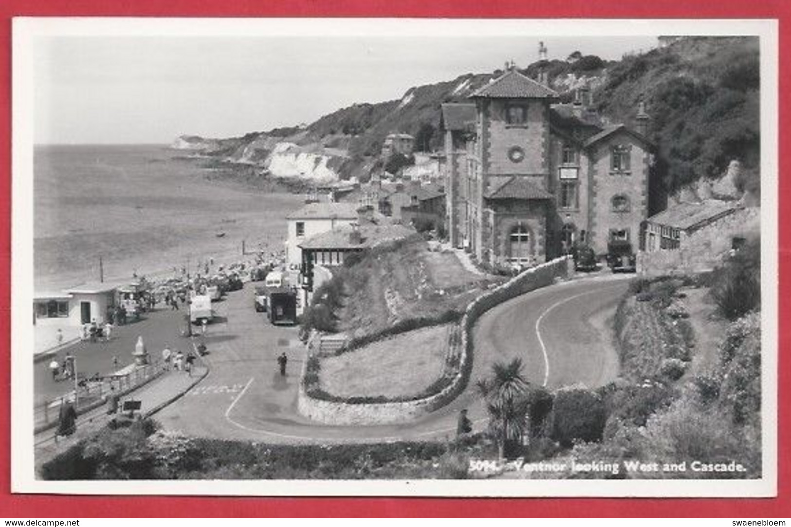 UK.- ENGELAND. VENTNOR LOOKING WEST AND CASCADE. - Ventnor