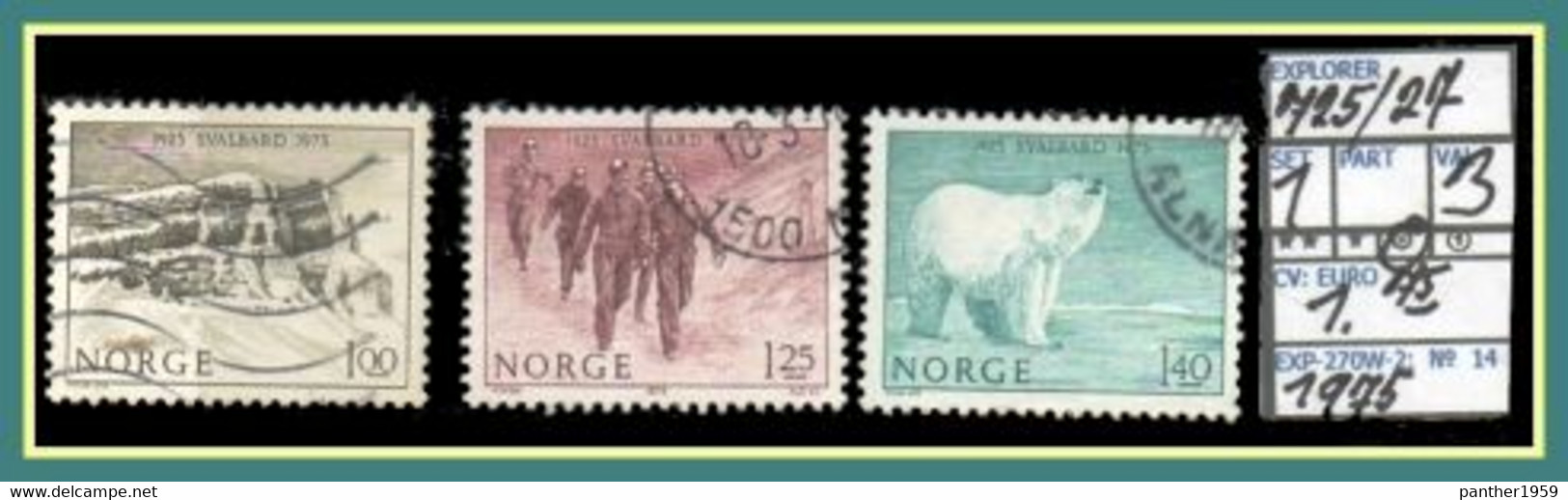 EUROPE>NORWAY##EXPLORING- ARTIC-POLAR#SEA# MNH** (EXP-270W-2 (14) - Arctic Tierwelt