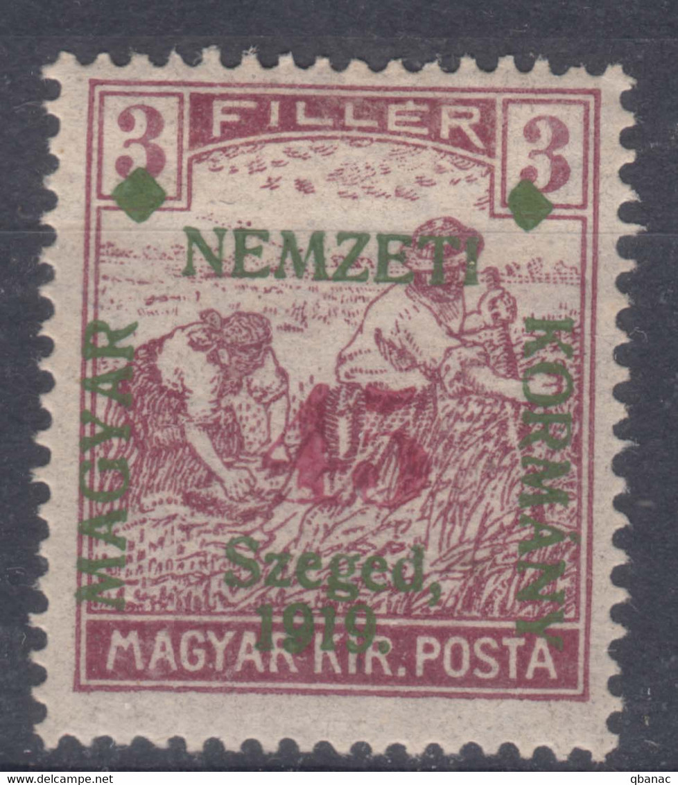 Hungary Szegedin Szeged 1919 Mi#41 I, Mint Hinged - Szeged