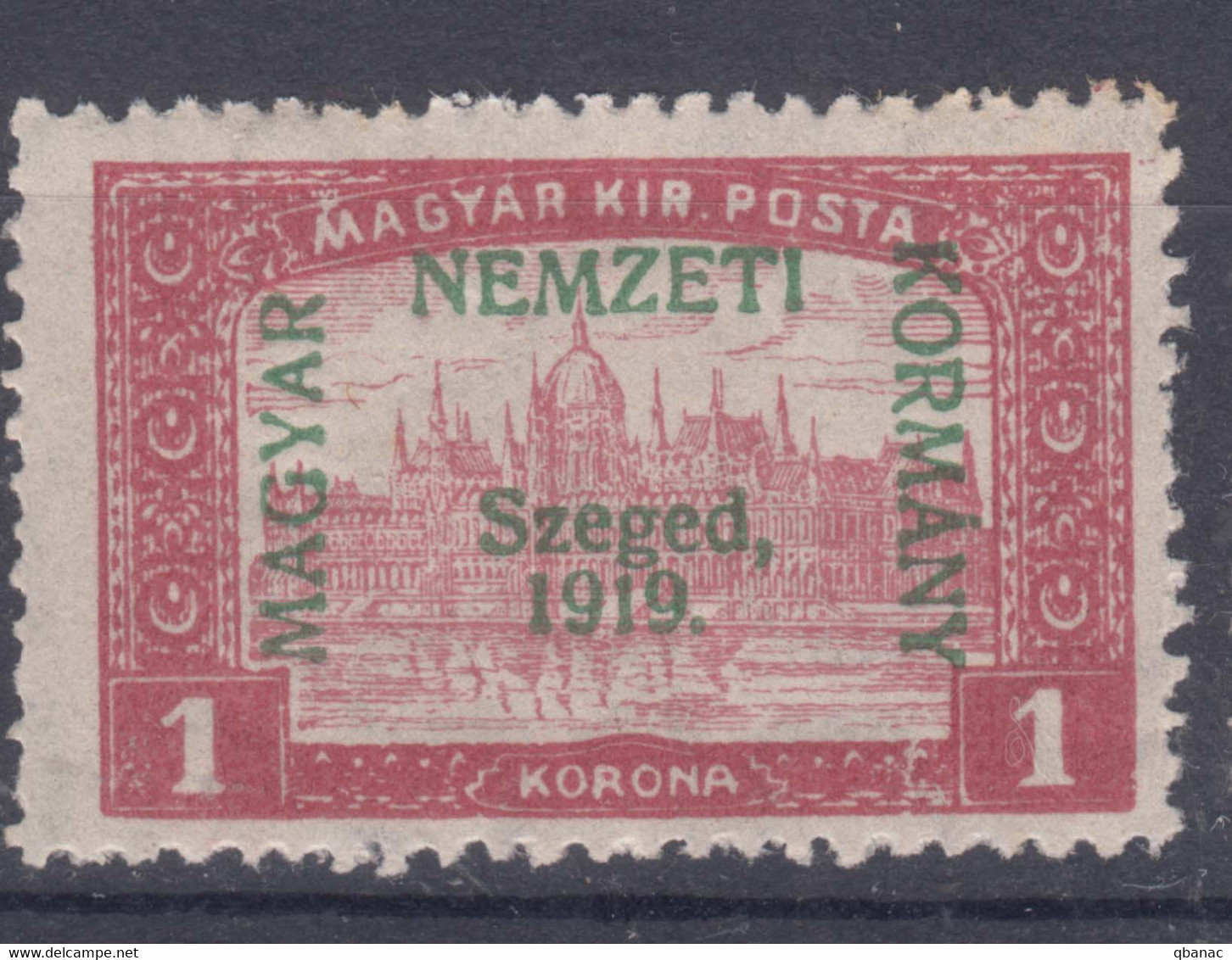 Hungary Szegedin Szeged 1919 Mi#16 Mint Hinged - Szeged