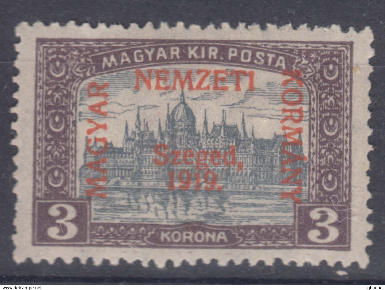 Hungary Szegedin Szeged 1919 Mi#18 Mint Hinged - Szeged