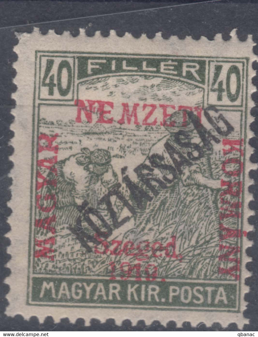 Hungary Szegedin Szeged 1919 Mi#34 Mint Hinged - Szeged