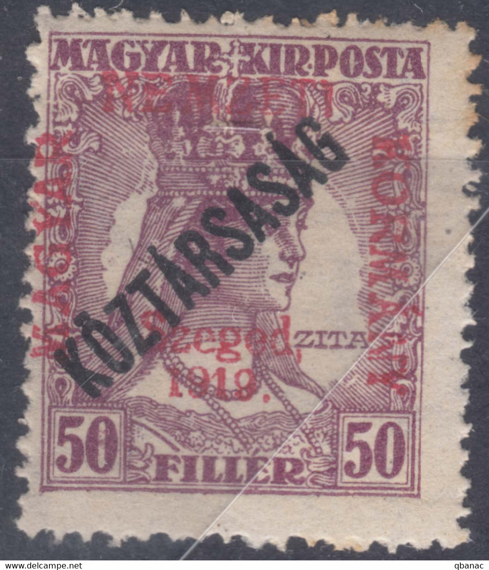 Hungary Szegedin Szeged 1919 Mi#40 Mint Hinged - Szeged
