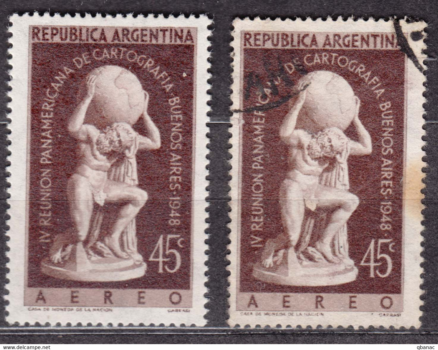 Argentina 1948 Airmail Mi#563 Mint Never Hinged And Used - Nuevos