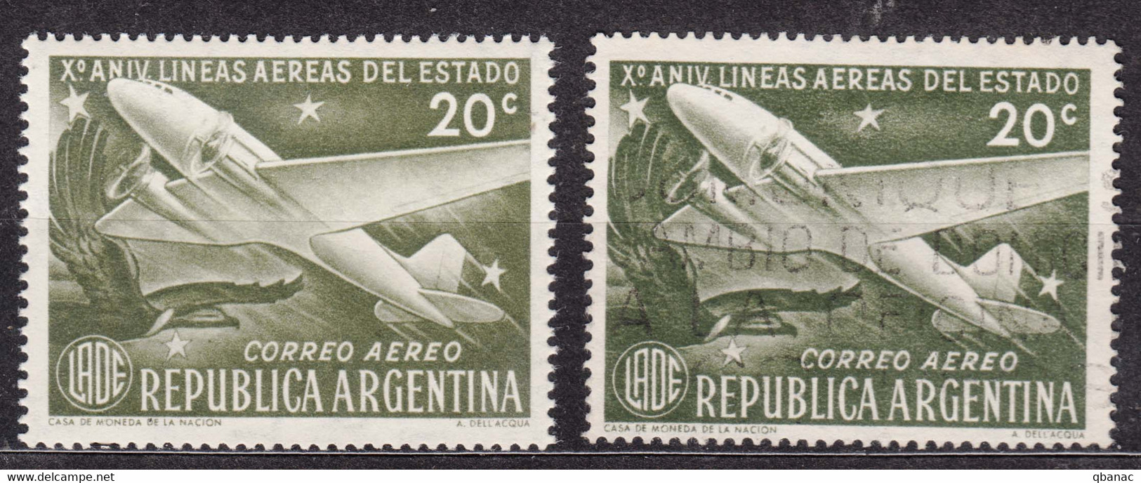 Argentina 1951 Airmail Mi#584 Mint Never Hinged And Used - Ongebruikt