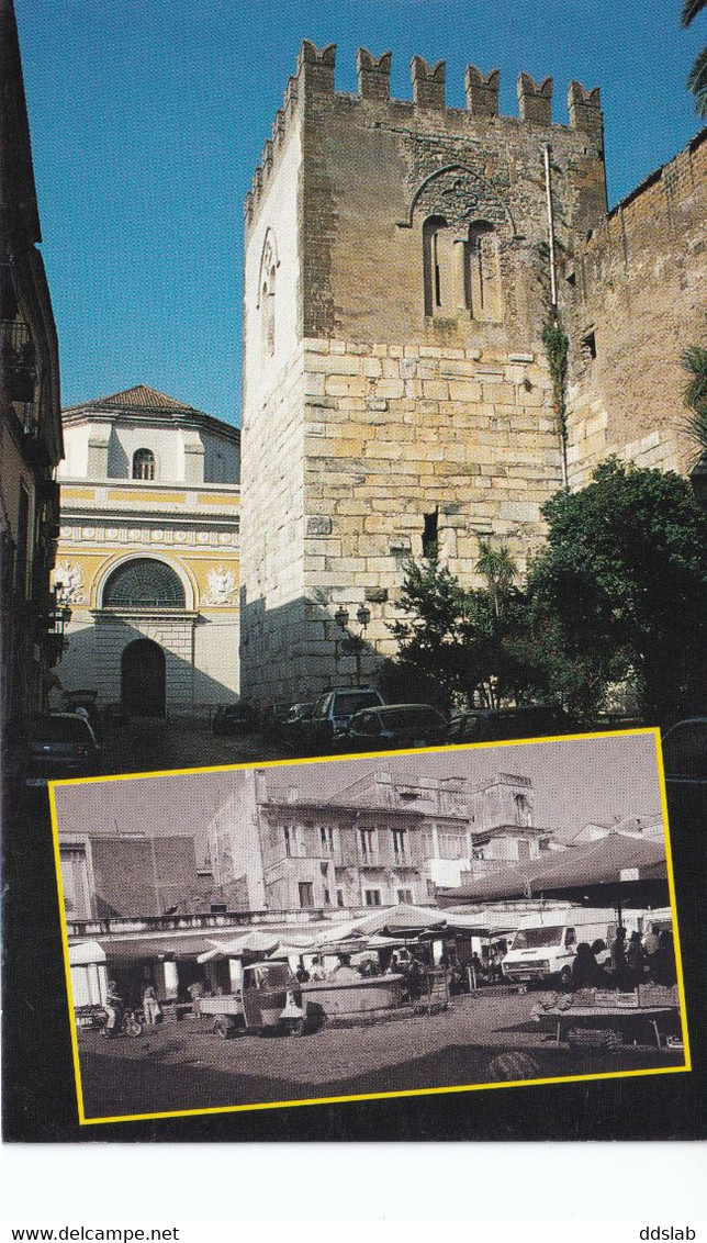 Capua (Caserta) - Torre Palazzo Principi Normanni E Mercatino Frutta - Ed. De Ciuceis - Con Annullo Filatelico Del 2006 - Caserta