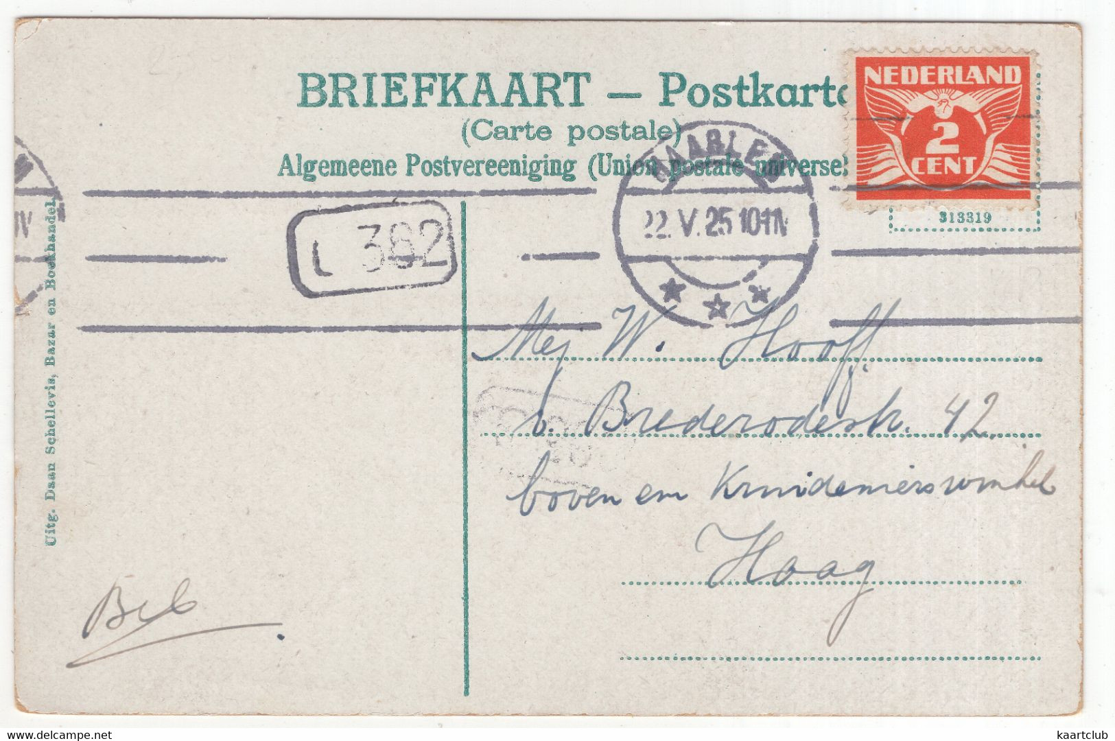 Groet Uit Wijk Aan Zee - Weg Naar Zee - (Nederland/Noord-Holland)  - 1925 - Wijk Aan Zee