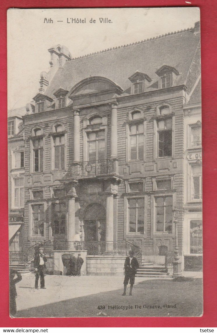 Ath - L'Hôtel De Ville - 1909  ( Voir Verso ) - Ath