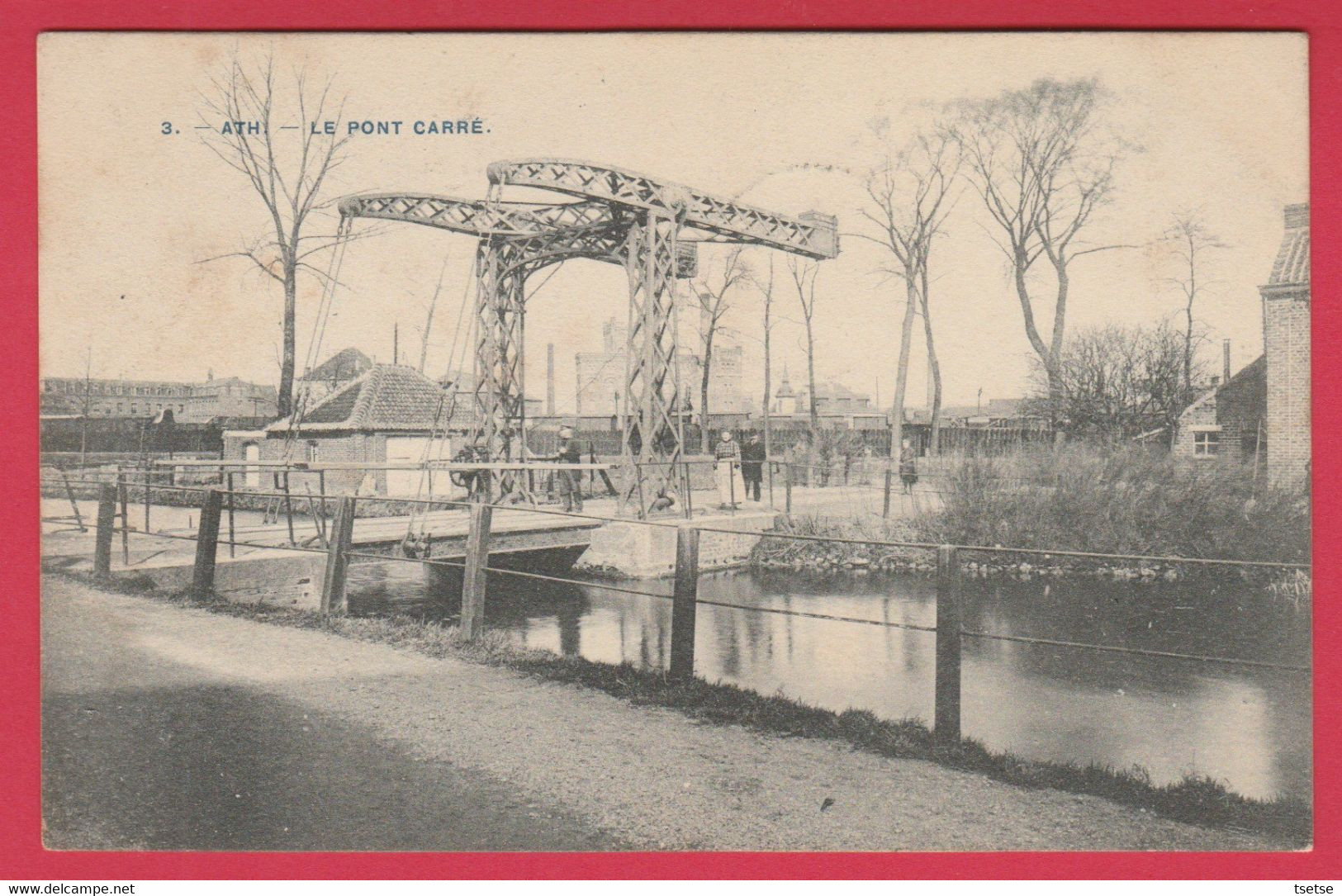 Ath - Le Pont Carré - 1912 - H. Bertels , Brux ( Voir Verso ) - Ath