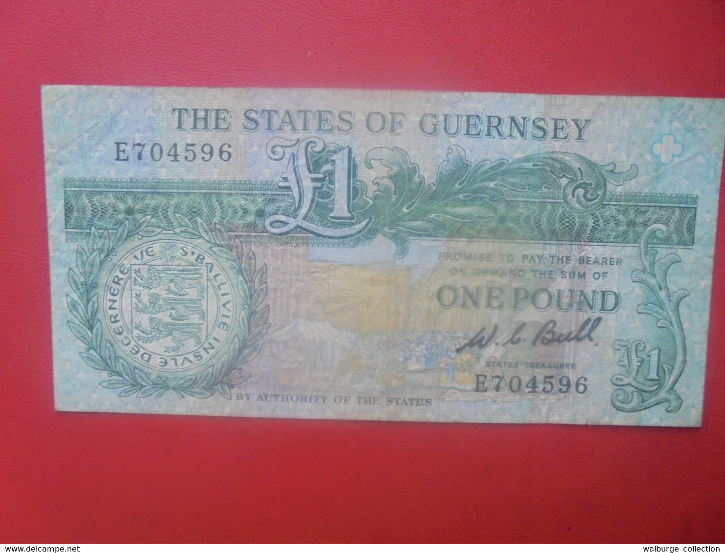 GUERNESEY 1 POUND 1980-1989 Circuler (L.13) - Guernsey