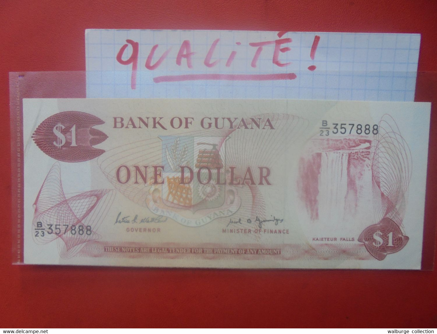 GUYANA 1$ 1966-92 Peu Circuler/Neuf (L.13) - Guyana