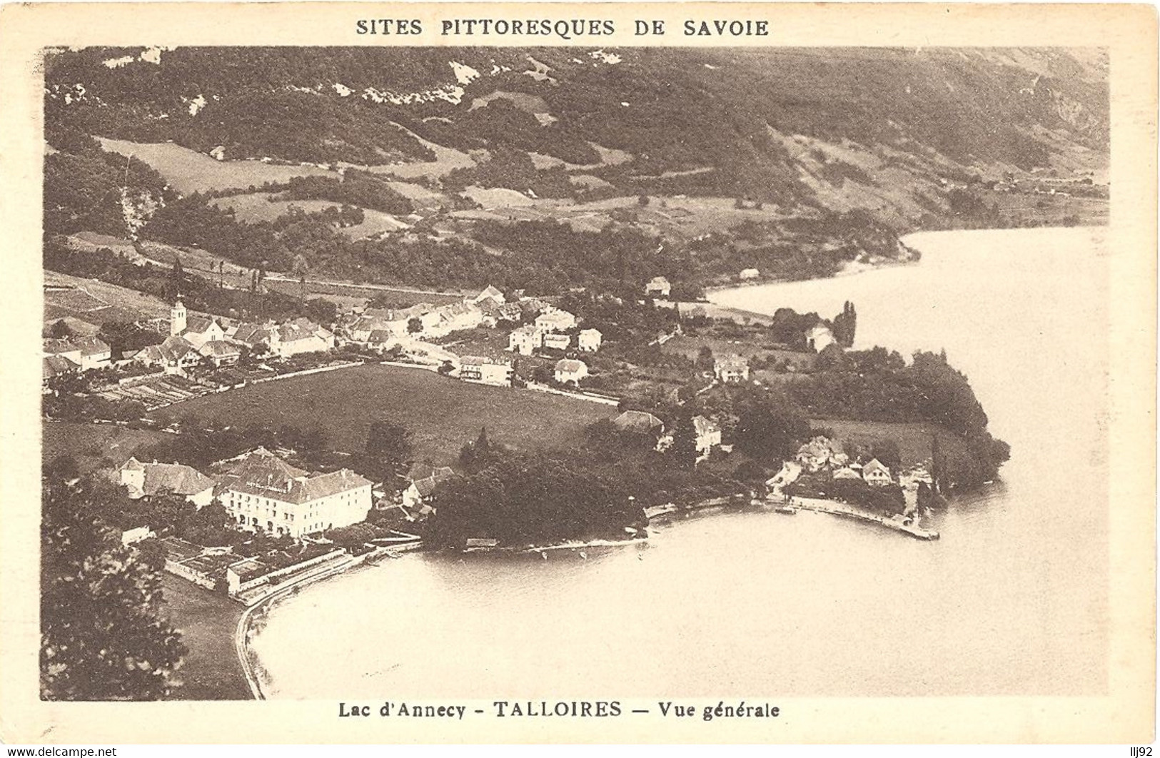 CPA - Lac D'Annecy - TALLOIRES - Vue Générale - Talloires