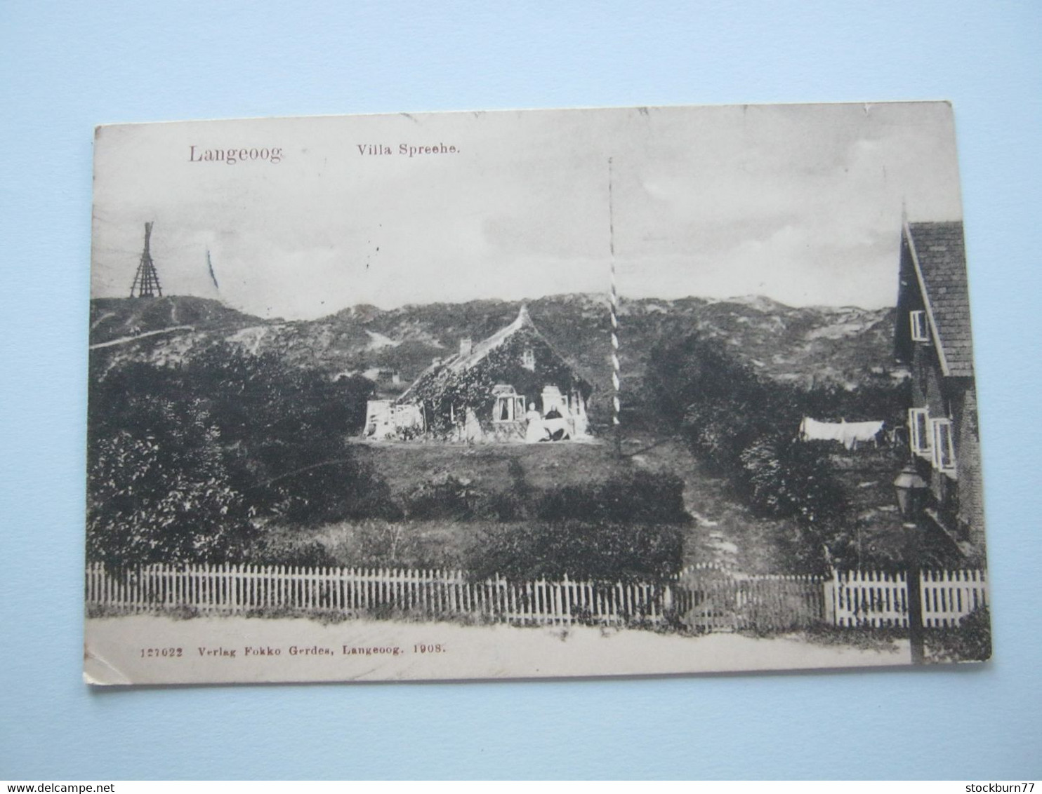 Langeoog , Villa Spreehe   ,  Schöne Karte  Um 1903 - Langeoog
