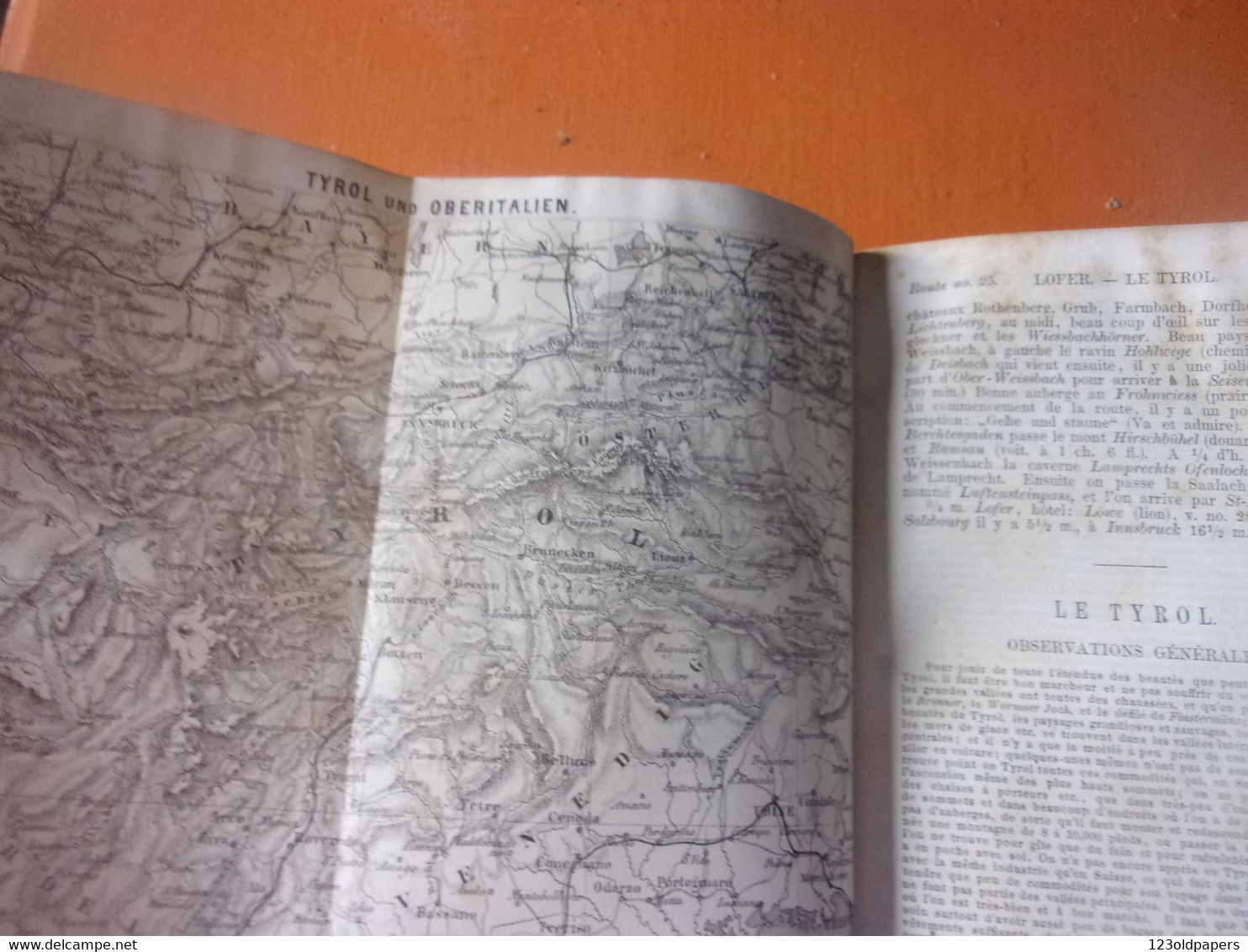 RARE 1861 REICHARD LE VOYAGEUR ALLEMAGNE SUD CRACOVIE POLAND TYROL ITALIE BUDE PESTH SUISSE MAP PLAN ...POLOGNE POLEN