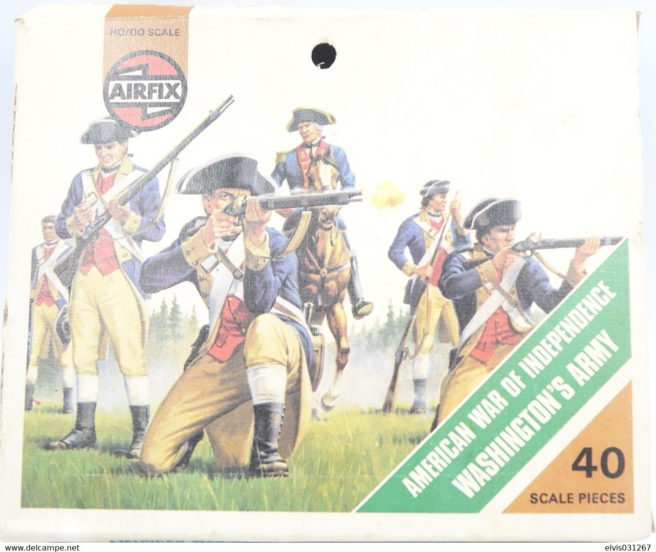 Airfix AMERICAN WAR OF INDEPENDENCE WASHINGTON'S ARMY , Scale HO/OO, Vintage, - Figurines