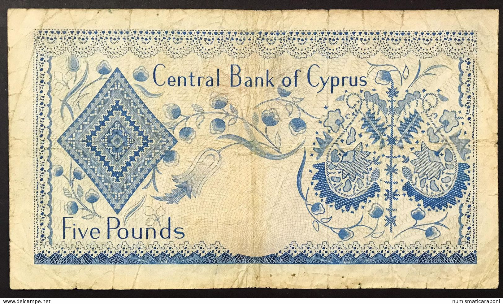 Cipro Cyprus 5 Pounds 1975 44c  LOTTO 4130 - Zypern