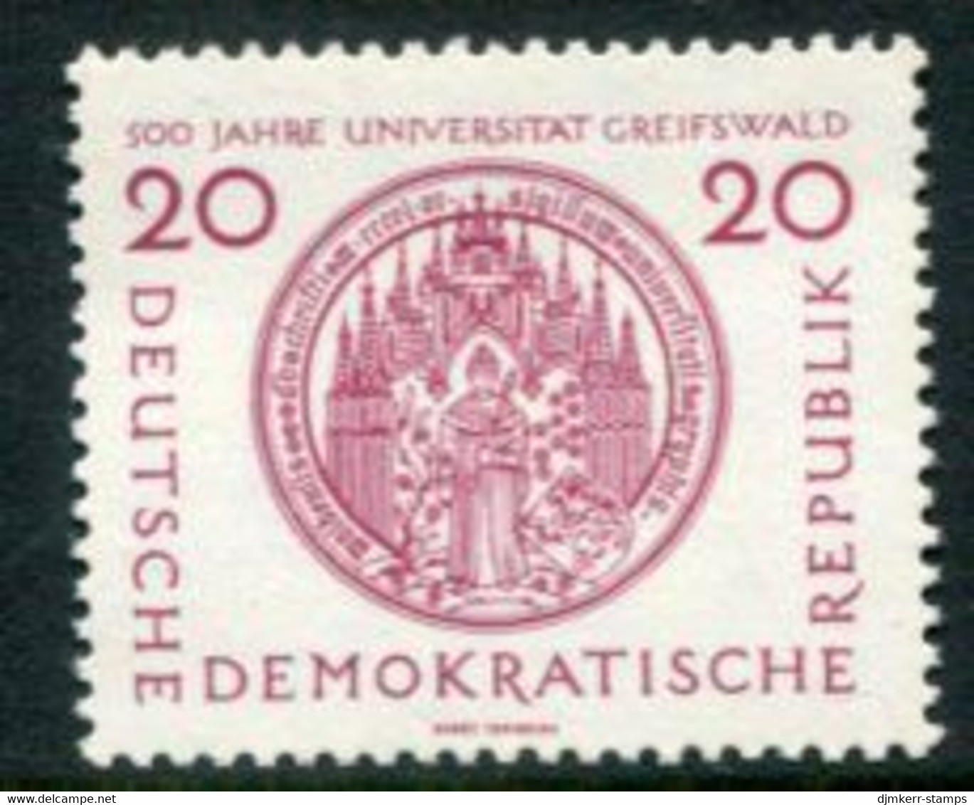 DDR / E. GERMANY 1956 Greifswald University MNH / **.  Michel  543 - Nuevos