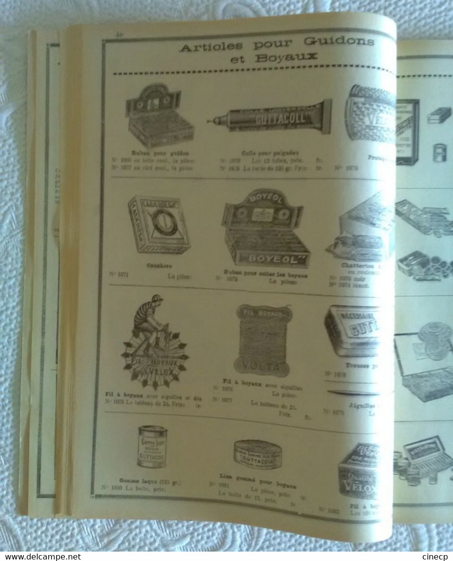 Comptoir Cycliste Vichyssois Prophète Saint Bonnet de Rochefort Allier 1950 Tarif Catalogue Cycle Automobile Vélo 116p